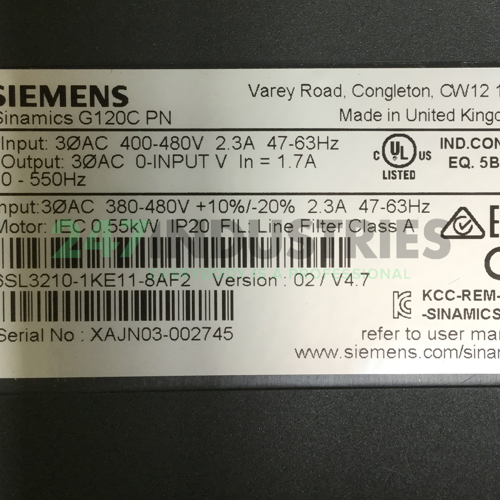 6SL3210-1KE11-8AF2 Siemens Image 4