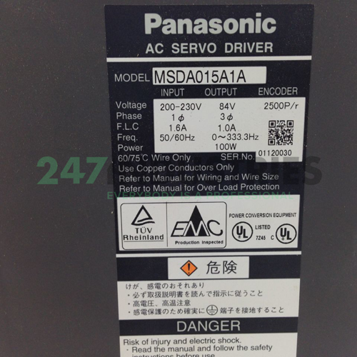 MSDA015A1A Panasonic Image 3