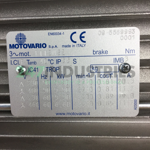 T112MB2B3 Motovario Image 2