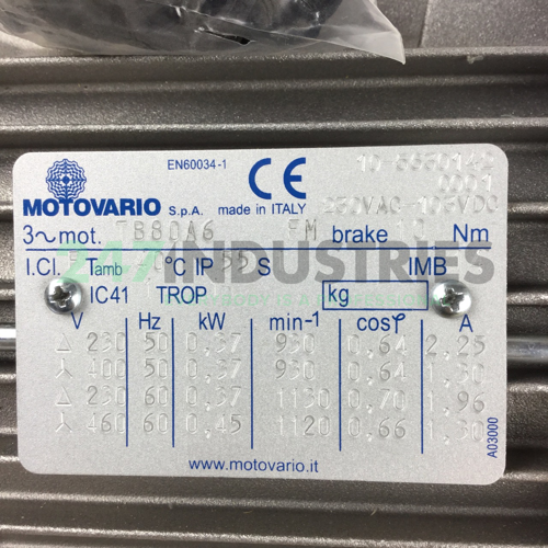 TB80A6B14 Motovario Image 2