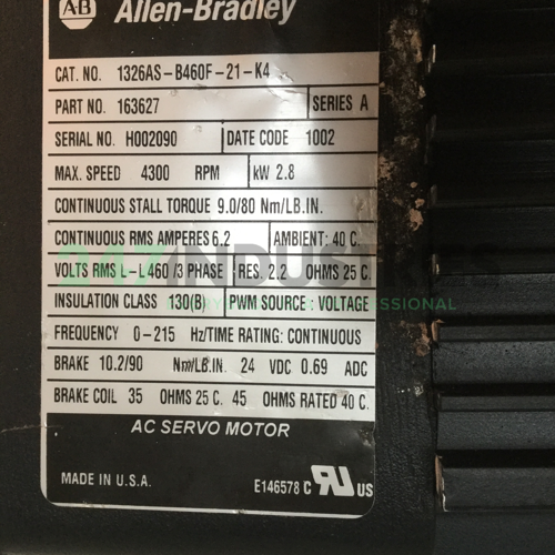 1326AS-B460F-21-K4-A Allen Bradley Image 4