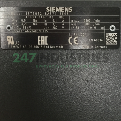 1FT6062-6AF71-3EG6 Siemens Image 4