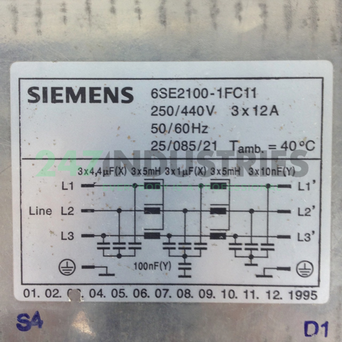 6SE2100-1FC11 Siemens Image 3