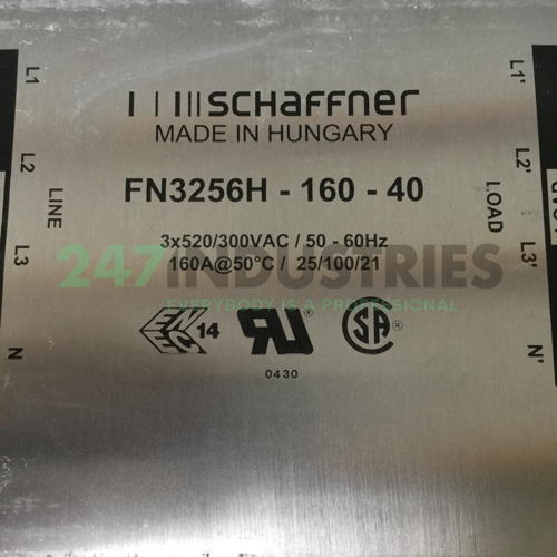 FN3256H-160-40 Schaffner Image 4