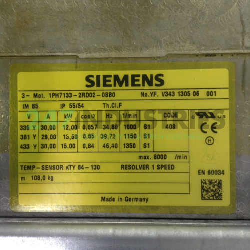 1PH7133-2RD02-0BB0 Siemens Image 2
