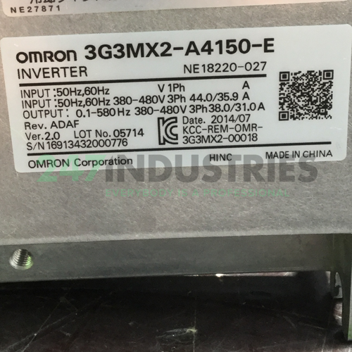 3G3MX2-A4150-E Omron Image 4