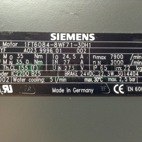 1FT6084-8WF71-3DH1 Siemens Image 2