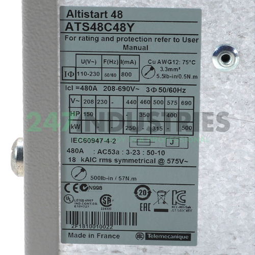 ATS48C48Y Schneider Electric Image 3