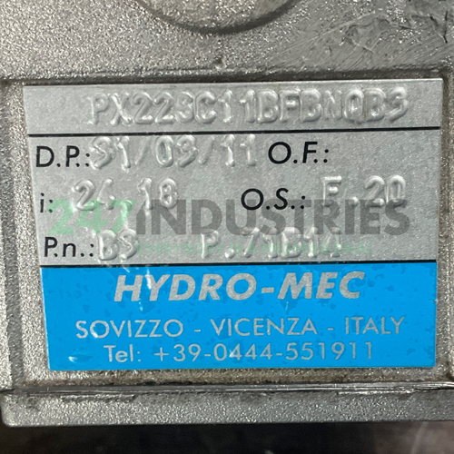 PX22SC11-BFBN-QB3 Hydro-Mec Image 4