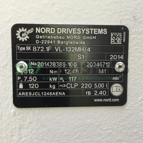 SK872.1FVL-132MH/4 Nord Drive Systems Image 4