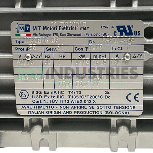 TN80B/4B5 MT Motori Elettrici Image 4