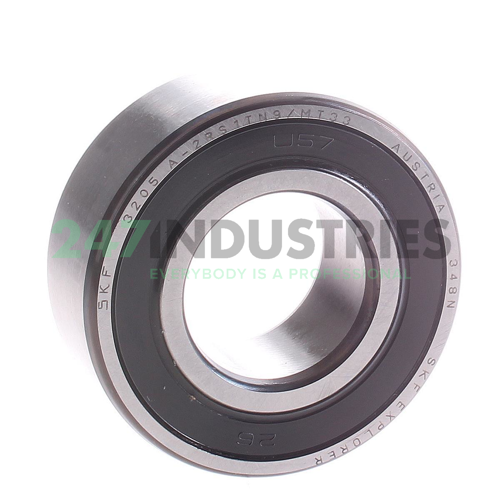 Roulement à Billes à Contact Angulaire Double Rangée SKF 3206 A-2RS1TN9/MT33 - 30x62x23,8 Mm - Neuf - Garantie 1 An