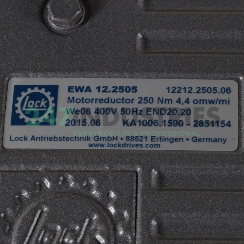 EWA12.2505 Lock Drives Image 3