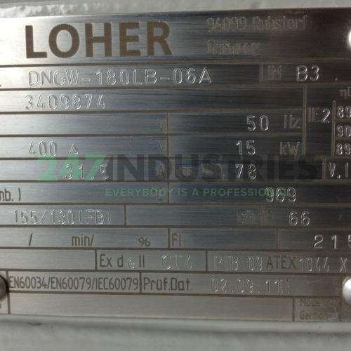 DNGW-180LB-06AB3 Loher Image 2