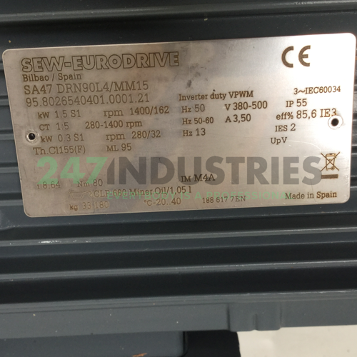 SA47DRN90L4/MM15-I8,64 SEW-EURODRIVE Image 4