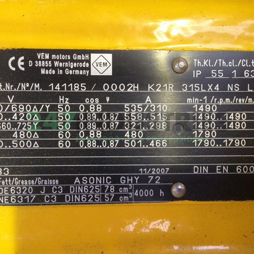 K21R315LX4B3 VEM