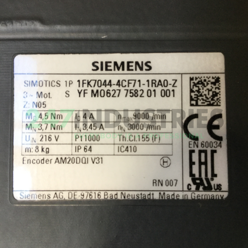 1FK7044-4CF71-1RA0-Z Siemens Image 4