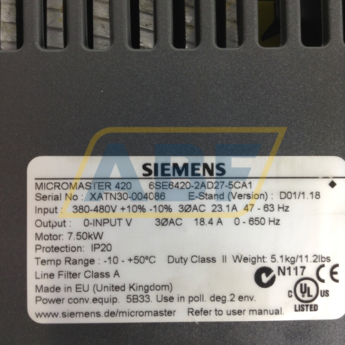 6SE6420-2AD27-5CA1 Siemens
