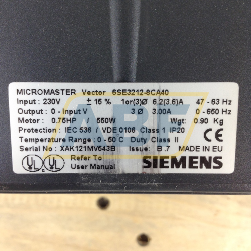 6SE3212-8CA40 Siemens