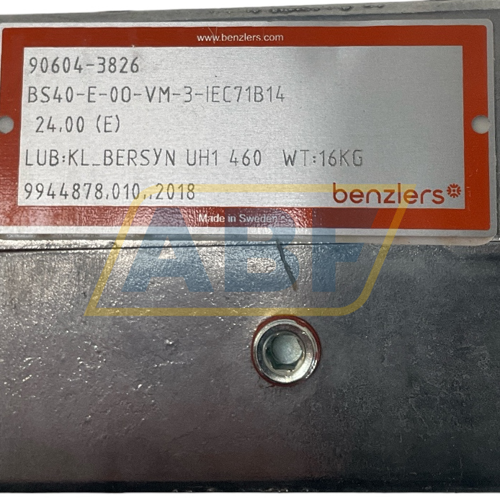 BS40-E-00-VM-3-IEC71B14-I24 Benzlers