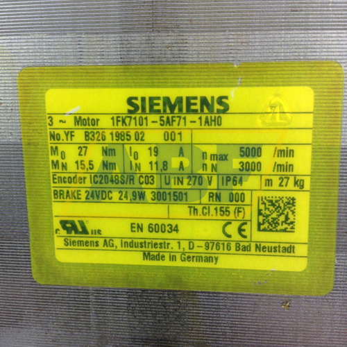1FK7101-5AF71-1AH0 Siemens