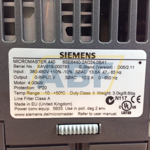 6SE6440-2AD24-0BA1 Siemens