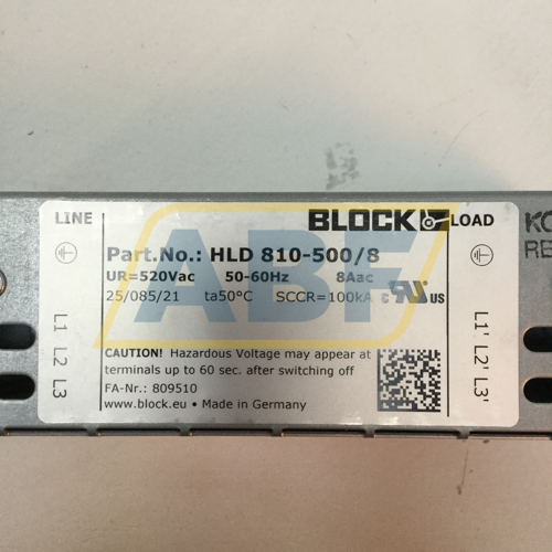 HLD810-500/8 Block