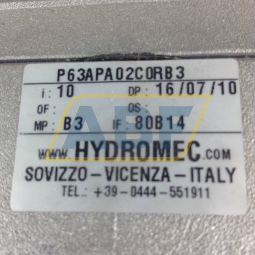 P63APA02C0RB3-B14I10 Hydro-Mec