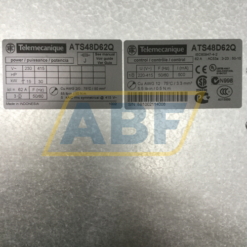 ATS48D62Q Schneider Electric