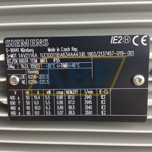 1LE1001-1BA63-4AA4 Siemens