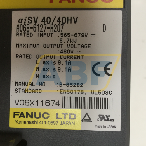 A06B-6127-H207 Fanuc