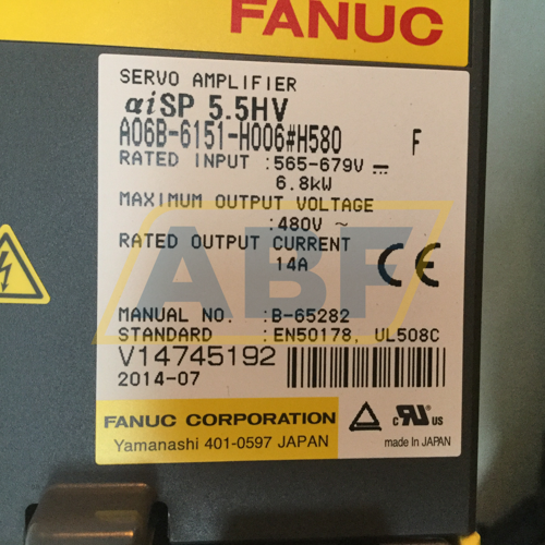 A06B-6151-H006#H580 Fanuc