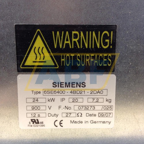 6SE6400-4BD21-2DA0 Siemens