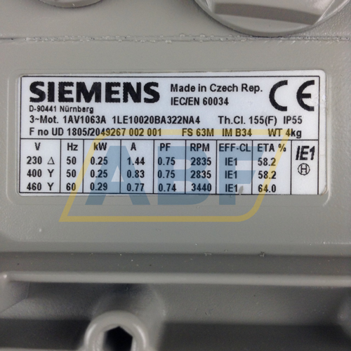 1LE1002-0BA32-2NA4 Siemens