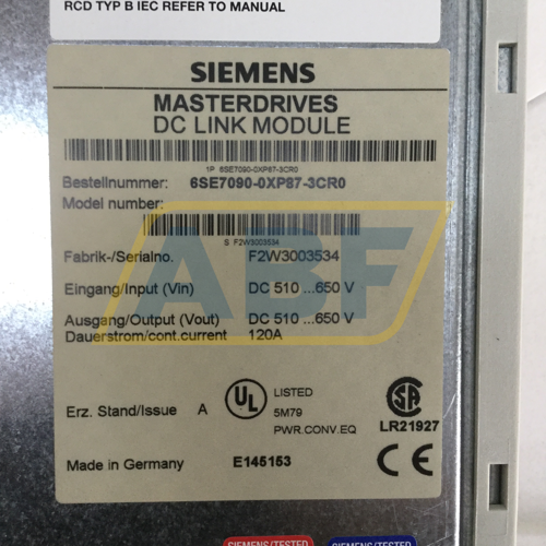 6SE7090-0XP87-3CR0 Siemens
