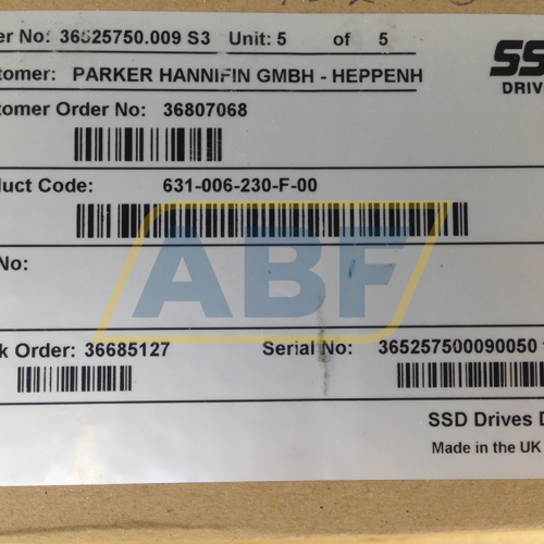631-006-230-F-00 Parker SSD Drives
