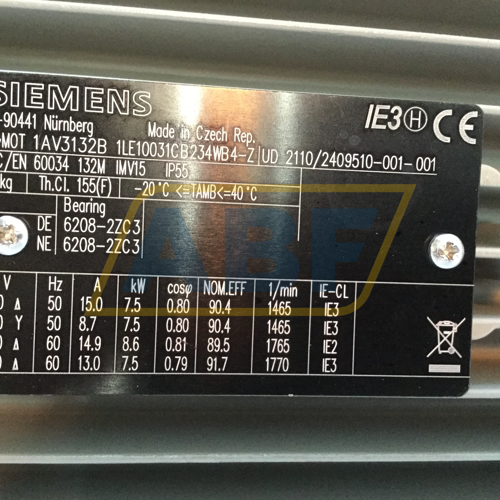 1LE1003-1CB23-4WB4-Z B07+​H01+​L20+ Siemens