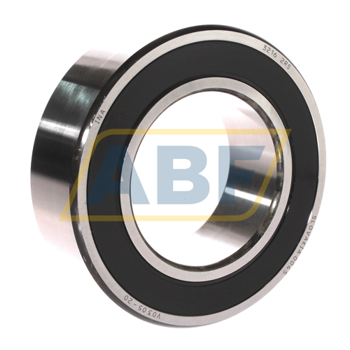 SKF 3201 A-2RS1TN9/MT33 Double Row Ball Bearing, Converging Angle Design, 32°  Contact Angle, ABEC 1 Precision, Double Sealed, Plastic Cage, Normal  Clearance, 12mm Bore, 32mm OD, 5/8 Width, 1260.0 pounds Static Load