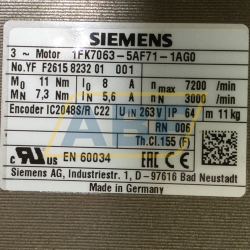 1FK7063-5AF71-1AG0 Siemens