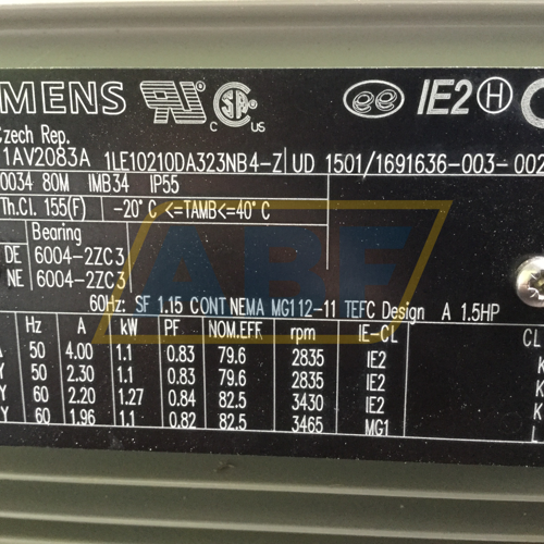 1LE1021-0DA32-3NB4-Z B02+​L20 Siemens