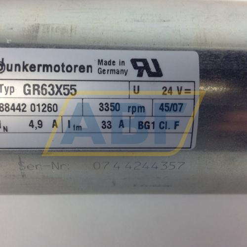 GR63X55/PLG52-50/24V Dunkermotoren