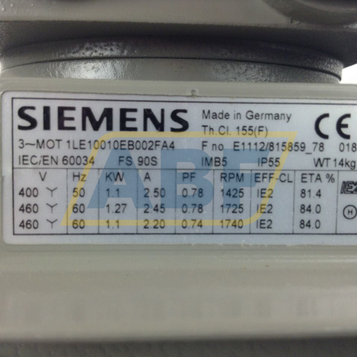 1LE1001-0EB00-2FA4 Siemens