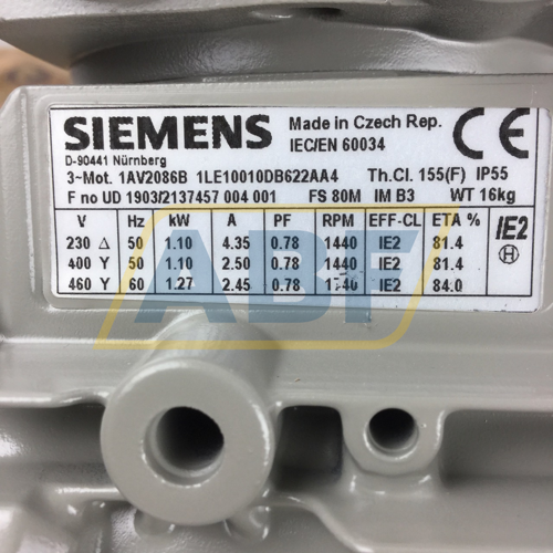 1LE1001-0DB62-2AA4 Siemens