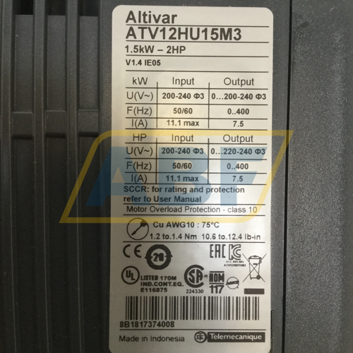 ATV12HU15M3 Schneider Electric