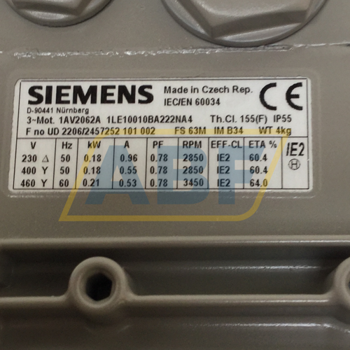 1LE1001-0BA22-2NA4 Siemens