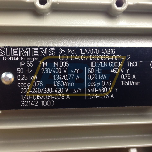 1LA7070-4AB16 Siemens