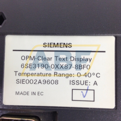 6SE3190-0XX87-8BF0 Siemens