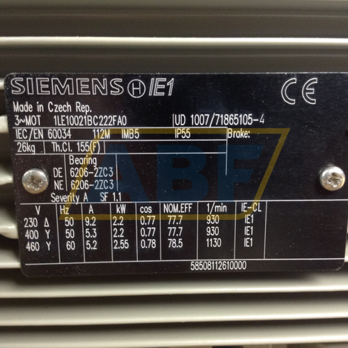 1LE1002-1BC22-2FA0 Siemens
