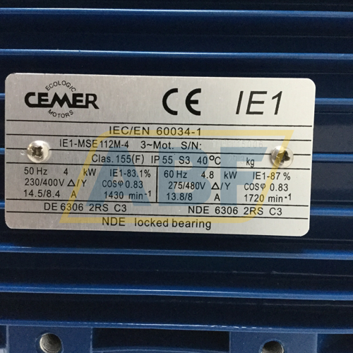 IE1-MSE112M-4-B14 Cemer