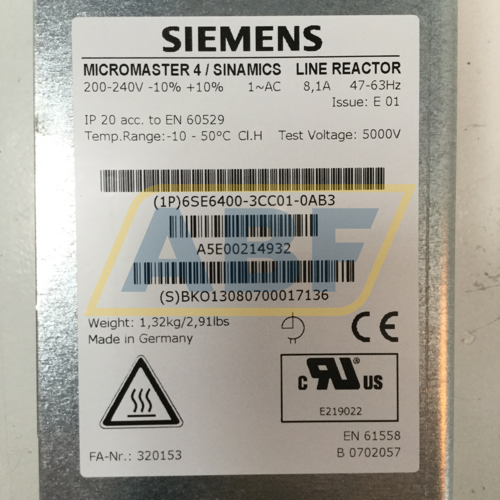 6SE6400-3CC01-0AB3 Siemens